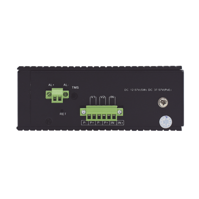 Switch Industrial 8 puertos / Administrable PoE / Puerto 1-2 PoE 24V/48V /  Puertos 3-8 puertos 802.3 af/at/bt / Presupuesto máx 240 W