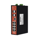 Switch Industrial 8 puertos / Administrable PoE / Puerto 1-2 PoE 24V/48V /  Puertos 3-8 puertos 802.3 af/at/bt / Presupuesto máx 240 W