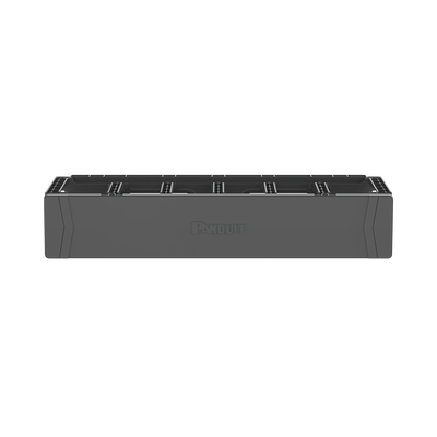 Organizador de Cables Horizontal PatchRunner™, Sencillo (Solo Frontal), Para Rack de 19in, 2UR