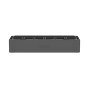 Organizador de Cables Horizontal PatchRunner™, Sencillo (Solo Frontal), Para Rack de 19in, 2UR