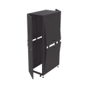 Gabinete para Telecomunicaciones Rack Estándar de 19", 42UR, 600 mm Ancho x 1000 mm Profundidad. Fabricado en Acero, Se envía el Gabinete Armado.
