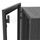 Gabinete Profesional para Telecomunicaciones de 19in, Instalación a Piso, 24UR, 600 mm Profundidad, Se envía el Gabinete Armado.