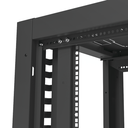 Gabinete Profesional para Telecomunicaciones de 19in, Instalación a Piso, 24UR, 600 mm Profundidad, Se envía el Gabinete Armado.
