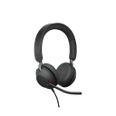 Jabra Jabra Evolve 2 40, Auricular stereo versión UC con aislamiento de ruido, conexión USB-A y indicador de ocupado (Busylight) (24089-989-999)