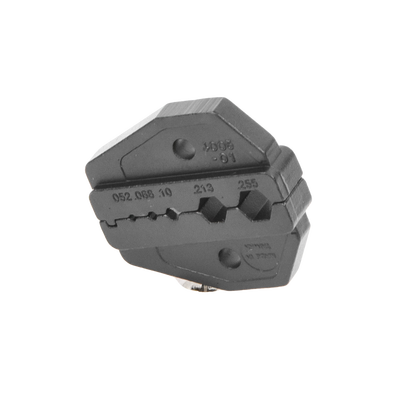 Mordaza para Plegar Conectores de Anillo en RG-58/U, RG-59/U, RG-142/U, RG-8/X en tamaños 0.052", 0.068", 0.100", 0.213" y 0.255".