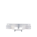 Derivación "T" Horizontal de Aluminio Perfil Z / Peralte 3 1/4" / Ancho 6"/ Radio 8" / Incluye Tornillería (CHTHEZ314R8X6AK)