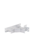 Derivación "T" Horizontal de Aluminio Perfil Z / Peralte 3 1/4" / Ancho 6"/ Radio 8" / Incluye Tornillería (CHTHEZ314R8X6AK)