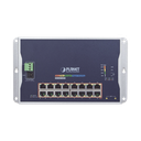 Switch Industrial Administrable Capa 2 de Pared,16 Puertos PoE 802.3at Gigabit y 2 Puertos SFP