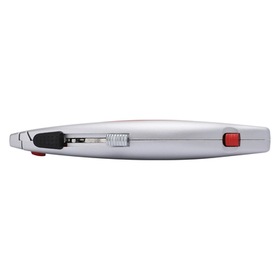 Navaja Uso Rudo con Cortador de Cable, Cuerpo Metálico, Mango Ergonómico (Con 5 Hojas de Repuesto).