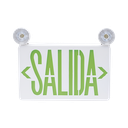 Letrero de Emergencia LED DUAL de SALIDA con Luz de Emergencia/Montaje Universal (pared, lateral o Techo)/Batería de Respaldo Incluida
