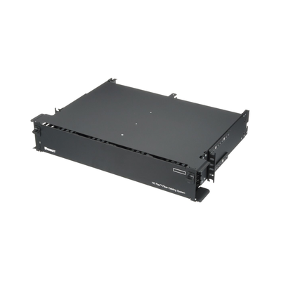 Panel de Distribución de Fibra Óptica, Acepta 12 Cassettes HD Flex y 144 Fibras por UR, Hasta 2 UR
