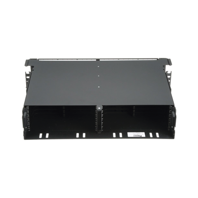 Panel de Distribución de Fibra Óptica, Acepta 12 Cassettes HD Flex y 144 Fibras por UR, Hasta 2 UR