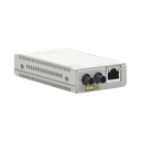 Convertidor de medios Fast Ethernet a fibra óptica, conector ST, multimodo (MMF), distancia hasta 2 km