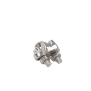 Nudo/ Perro/ Abrazadera Acero Forjado para Cable de 1/8", Acero Inoxidable.