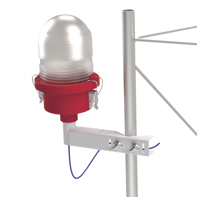 Herraje para Lámpara de Obstrucción LED Modelo EI-LBIB/OL1-VLED2- IR/ OL2-VLED2-IR