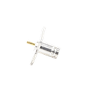 Conector BNC Hembra para Chasis, 18 mm uso en Duplexers WisperNet con UG-177/U.