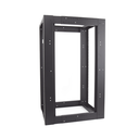Rack Estándar 19" de 4 Postes, Acero, 24 Unidades, Profundidad Ajustable.