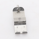 Sujetador de Doble Click para Cable Coaxial de 7/8 Paquete de 10 Piezas