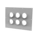 Placa Pasamuro con Capacidad de 6 Botas de 4