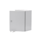 Gabinete de Acero, Nema 4 -IP 66 de 30 x 40 x 20 cm con Platina y certificado UL.