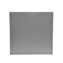 Gabinete de Acero, Nema 4 -IP 66 de 60 x 60 x 25 cm con Platina y certificado UL.