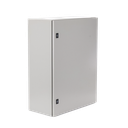 Gabinete de Acero, Nema 4 -IP 65 de 60 x 80 x 30 cm con Platina.