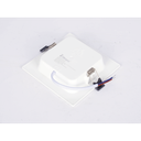 Spot Cuadrado Empotrable / 12 x 12 cm / Luz Fría / 110 V / 6 W / 420 lúmenes / 25000 hrs / Ángulo de apertura 120° / IP20
