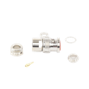 Conector BNC Macho de Rosca para Ensamblar en Cable RG-59/U, Níquel/ Oro/ Teflón.