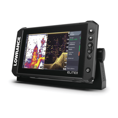 Pantalla de navegación Elite FS  de 9" no incluye transductor.