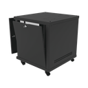 Gabinete Profesional para Telecomunicaciones de 12UR, 638 mm Profundidad.