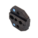 Mordaza para Plegar Conectores de Anillo en RG-58/U, RG-174/U y RG-316/U en tamaños de 0.213", 0.178", 0.068" y 0.042".