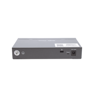 Switch Administrable PoE con 5 puertos Gigabit, 4 PoE 802.3af/at, gestión gratuita desde la nube, 54w