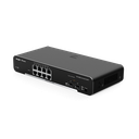 Switch Administrable PoE Capa 2, con 8 puertos Gigabit PoE 802.3af/at + 2 SFP para fibra 1Gb, gestión gratuita desde la nube, 125w