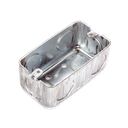 Caja (Chalupa) 4x2" / Profundidad 1-7/8" / 7 Entradas de 3/4" / Troquelada.