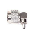 Conector N Macho en A/R de Anillo Plegable para Cables LP-195, LP-142, RG-58/U, RG-142/U, Niquel/ Oro/ Teflón.
