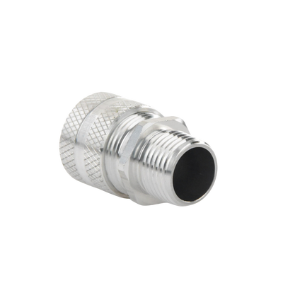 Conector de cable, de aluminio macho recto, .50 - .63 ", 1/2".