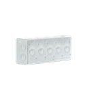 Caja Multigang de 5 Gang / Profundidad 2 1/2" / 19 Entradas 1/2"-3/4".