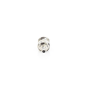 Conector BNC Macho de Anillo Plegable para Cable LMR-195, RG-58/U, RG-142, Níquel/ Oro/ Teflón.
