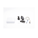 NVR 4 Megapixel (Compatible con Cámaras ACUSENSE) / 4 canales IP / 4 Puertos PoE /1 Bahía de Disco Duro / Salida de Vídeo Full HD