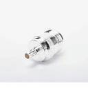 Conector N Hembra de Anillo Plegable para Cables RG-58/U, Níquel/ Oro/ Teflón.