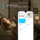 Mini tomacorriente inteligente Wi-Fi, 100 - 120V~, 50/60Hz, 15.0A, compatible con Amazon Alexa y Google Assistant, color blanco.