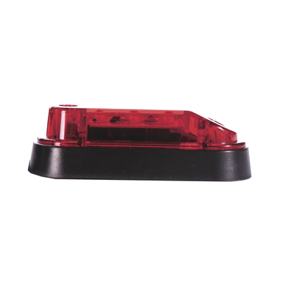 Luz de Advertencia de 7X4", Color Rojo, Con Luz de Trabajo, Ideal para Ambulancias