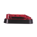 Luz de Advertencia de 7X4", Color Rojo, Con Luz de Trabajo, Ideal para Ambulancias