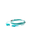 Jumper de Fibra Óptica Multimodo OM3 50/125 SC-SC OFNR (Riser), 2.0 mm, Dúplex, Aqua, 3 Metros (9.84 Pies)