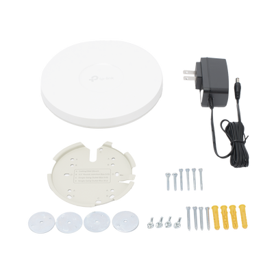 Punto de Acceso Omada / Wi-Fi 6 AX1800 MU-MIMO 2x2 / Mesh Omada / Alta Densidad de Usuarios / Configuración por Controlador o Stand-Alone / Para Montaje en Techo/pared / Alimentación PoE+