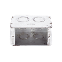 Caja (Chalupa) Multigang de 1 Gang/ Profundidad de 2-1/2 Pulgadas (6.35 cm)/ 8 TKO (1/2 y 3/4).