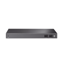 Switch Fibra Óptica L2+ Omada / 16 Puertos SFP+ 10G / 2 Puertos Consola (RJ45 y micro-USB) / Administración Centralizada Omada o Stand-Alone / Multicast IGMP / Calidad de Servicio / Montaje en Rack / Silencioso (sin ventiladores)