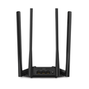 Router inalámbrico AC1200 / 2 Puertos LAN 10/100/1000 / 1 Puerto WAN 10/100/1000 /  Tecnología MU-MIMO y Beamforming /   4 Antenas de 5 dBi