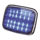 Luz de advertencia de 8 X 6", Color Azul, SAE,  IP67, Ideal para Ambulancias