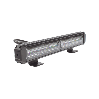Barra de Luz de Advertencia, 2 Módulos de 6 LED, 11 Pulgadas Clara